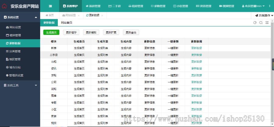 【亲测带手机端】爱家Aijiacms红色高端大型房产门户新房二手房家装V9网站源码