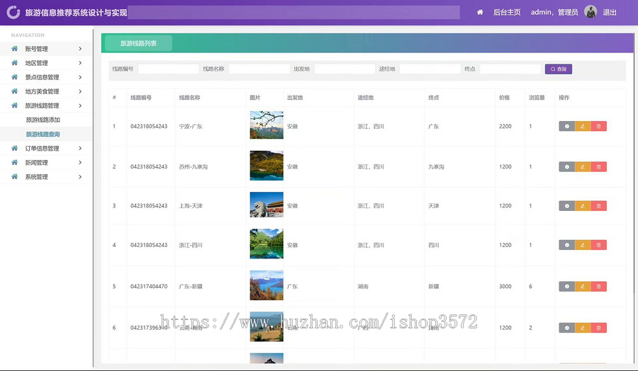 基于springboot+vue旅游信息管理系统源码