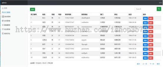 java jsp 人力资源管理系统源码
