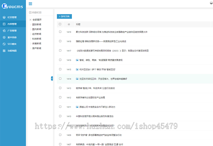 新闻系统-自动采集发布(免维护)-传媒主题版