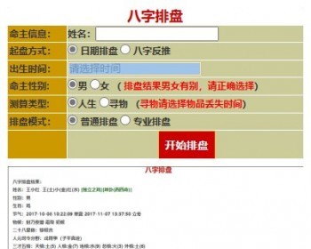 九龙道长同款|八字排盘程序源码|八字排盘算命源码|