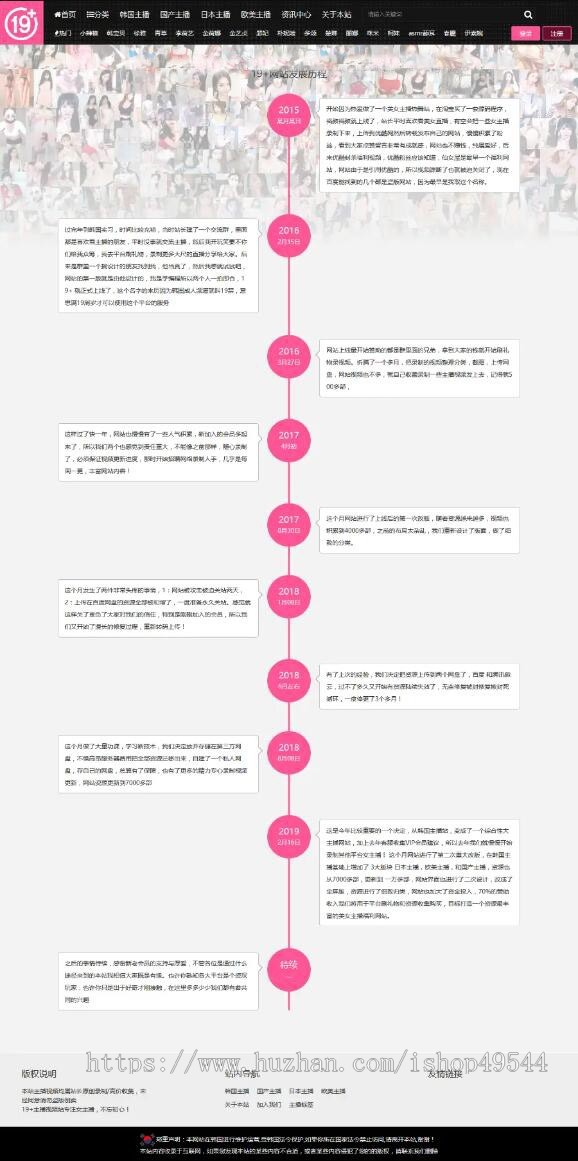 美女主播视频网站源码各国女主播原创视频资源站源码帝国cms带vip会员下载功能+手机端