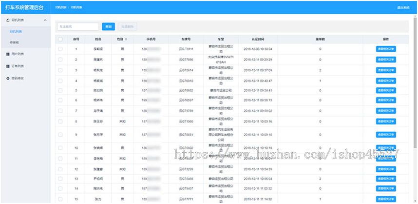 PHP网约车H5打车系统源码带乘客端和司机端和后台自动定位顺风车系统网站源码