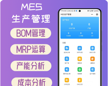 生产管理系统MES物流进件系统开源可二开