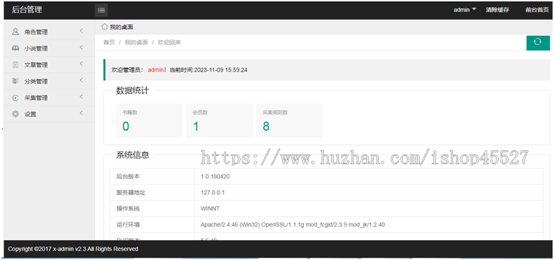 thinkphp内核阿里子巴巴小说网站源码PC端+WAP手机端