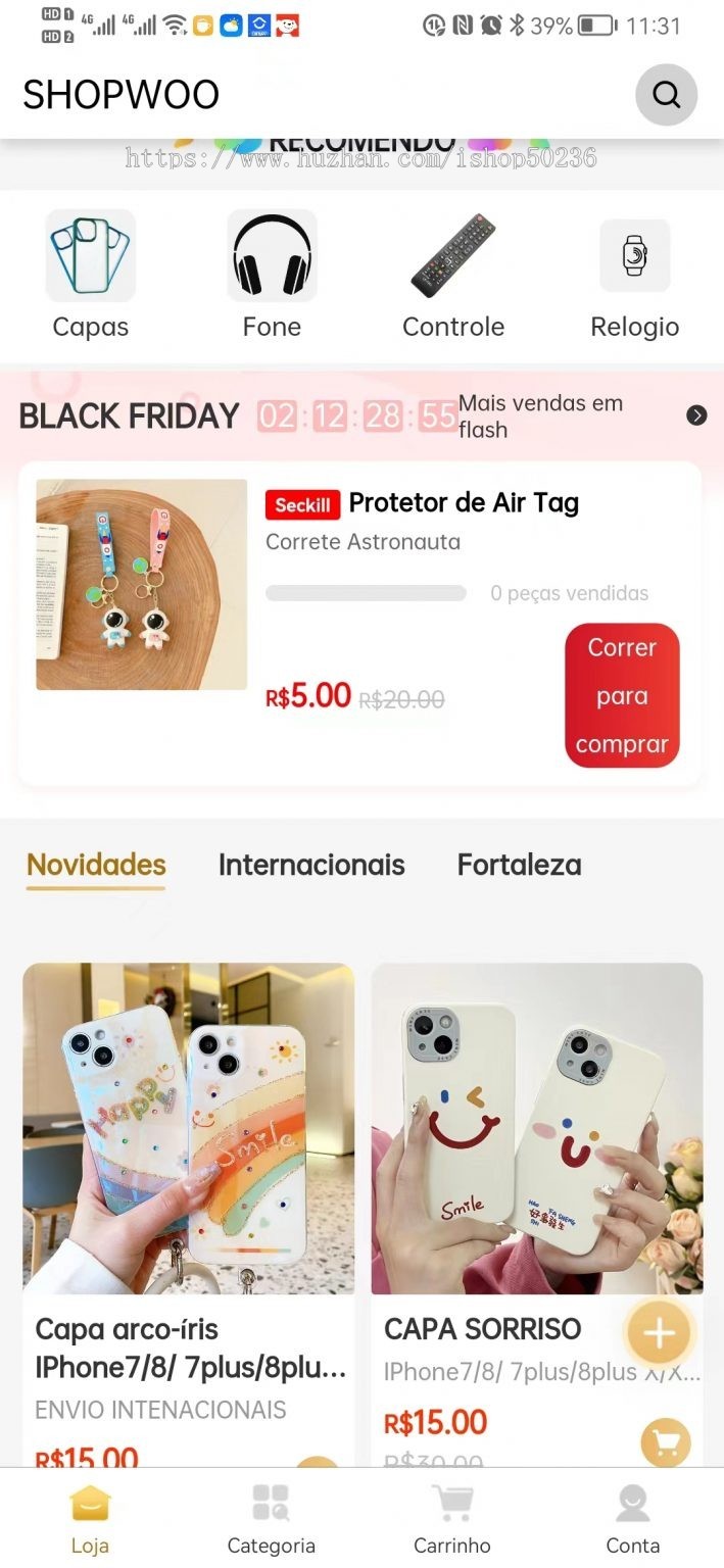 开发葡萄牙语购物商城APP/电商小程序开发支持多语言拼团/团购/秒杀/分销O2O社区团购等