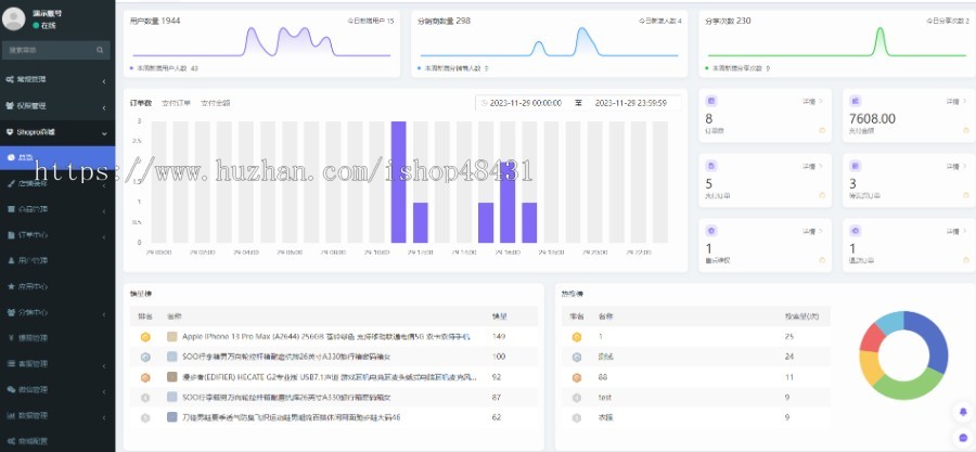 纯开源版移动端商城系统新零售源码多规格商品运费模板库存管理三级分销Thinkphp源码