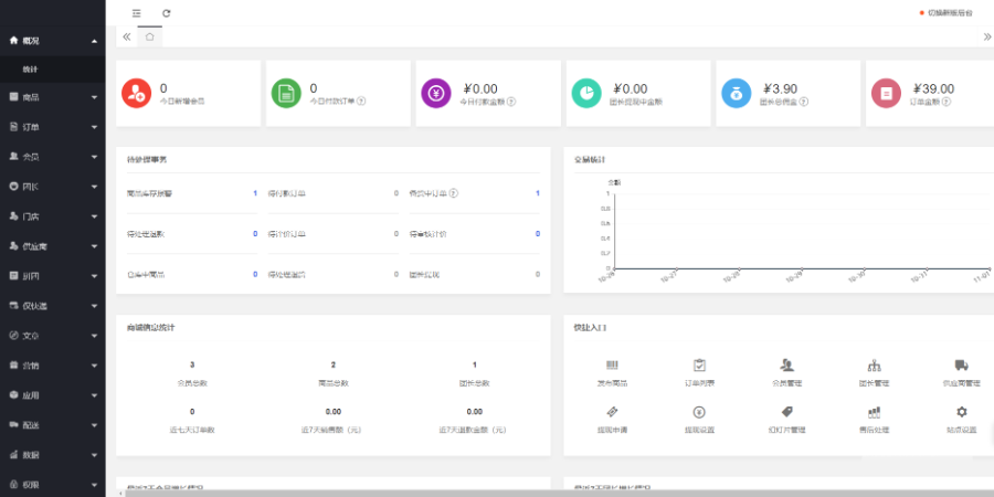 微商代理管理系统云仓供货经销商发卖订货小程序APP分销商城软件源码新零售电商