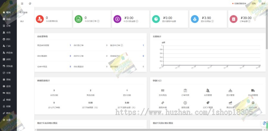 供应链一站式云仓系统开发小商品采购一件代发自带商城APP定制微商商城云仓模式礼品快