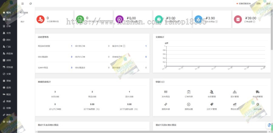 商城返现积分PP开发小程序公众号分销返利佣金定制优惠券砍价商城h5系统源码