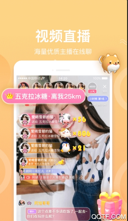 同城语音视频交友系统在线即时通讯聊天软件连麦送礼物交友APP平台在线交友互动源码
