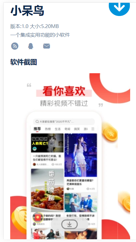 软件下载软件销售单品竞价介绍推广落地页面源码自适应手机端
