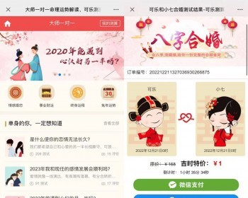 测算付费算命系统源码