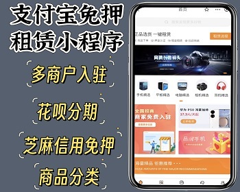 支付宝免押租赁小程序（拍前请提前联系客服！！！）