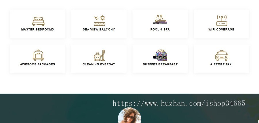 英文版旅游房屋酒店网站旅游游荡设备推广宣传网页模板源码html静态版