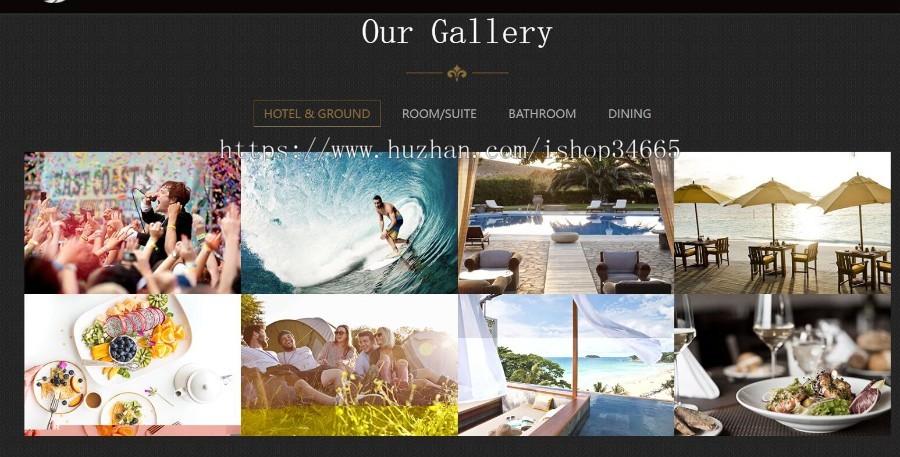 英文版旅游房屋酒店网站旅游游荡设备推广宣传网页模板源码html静态版