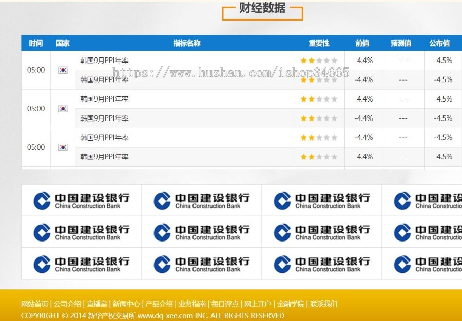 财经知识纯静态HTML源码单页面模板风格手机自适应金融学习理财知识学习