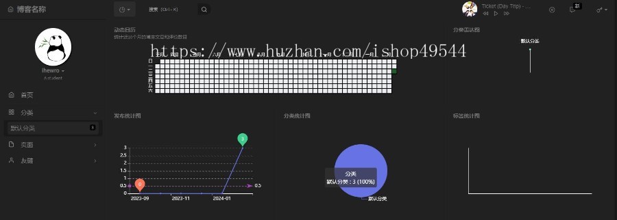 简约大气个人博客主题blog网站源码响应式自媒体技术主题新闻建站博客blog源码模板