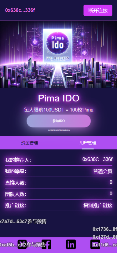 全新bsc链DAPP|USDT预售DAPP|区块链邀请推荐预售源码（含预售solidity和约）