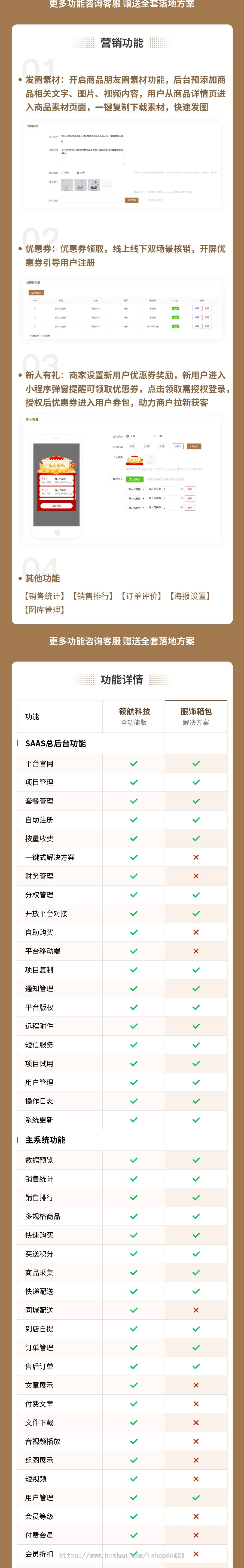 服饰箱包小程序代制作指导上线运营SAAS账号部署