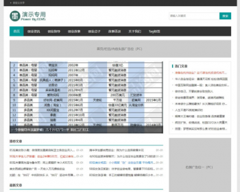 帝国cms 个人博客工作室整站新闻资讯下载响应式HTML5