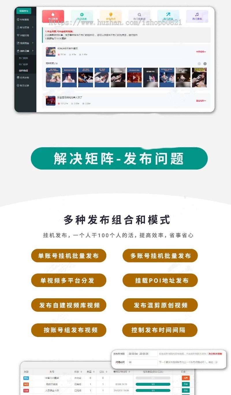 抖音短视频矩阵系统同城获客软件AI批量剪辑发布多账号管理