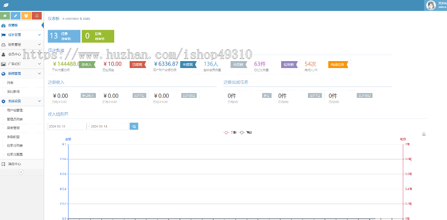 新UI微信抖音快手关注点赞任务自动挂机赚钱平台完整版源码