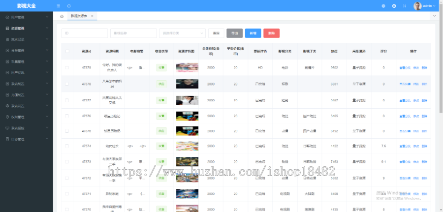 小说/电影/视频/短剧 h5 原生app 小程序 视频试看/会员阅读/二级分佣/自动采集
