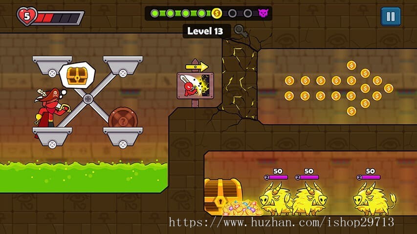 HTML5休闲小游戏《火柴人GO》带广告接口