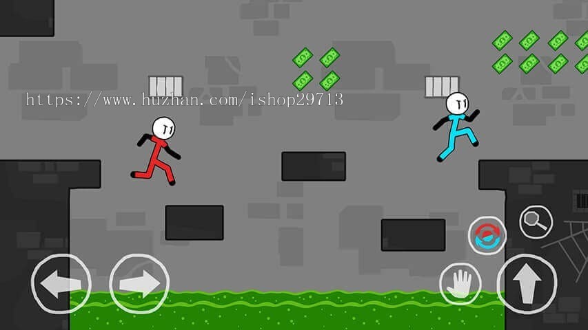 HTML5休闲小游戏《火柴人大逃亡》带广告接口