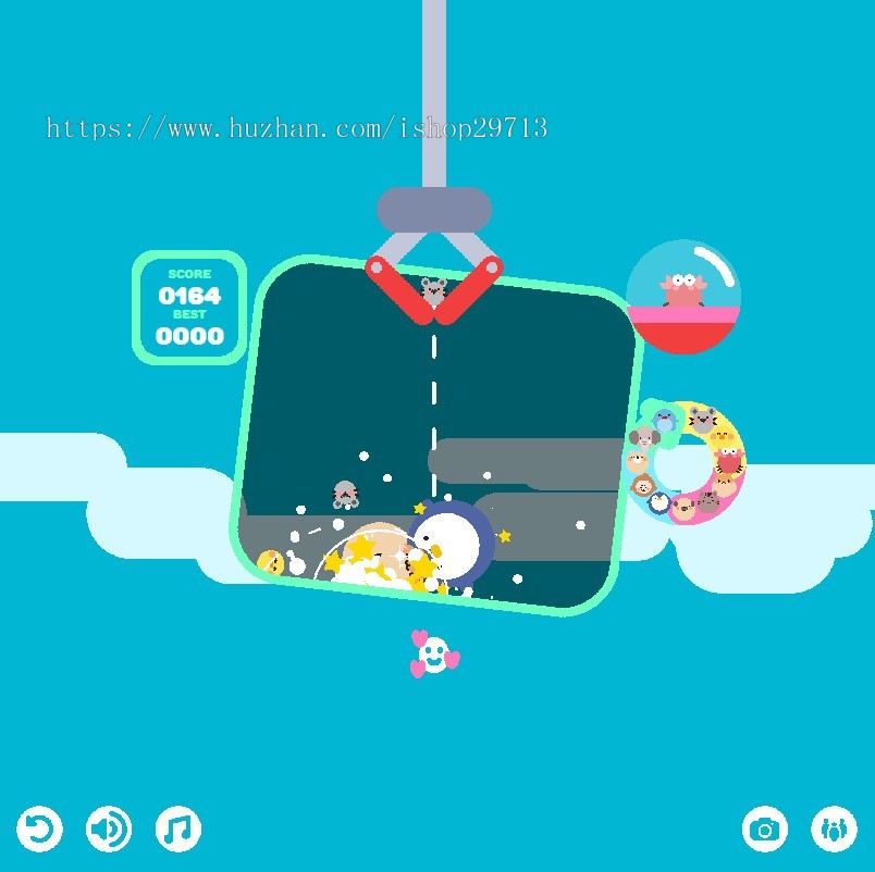 HTML5休闲小游戏《合成萌唧唧》带广告接口