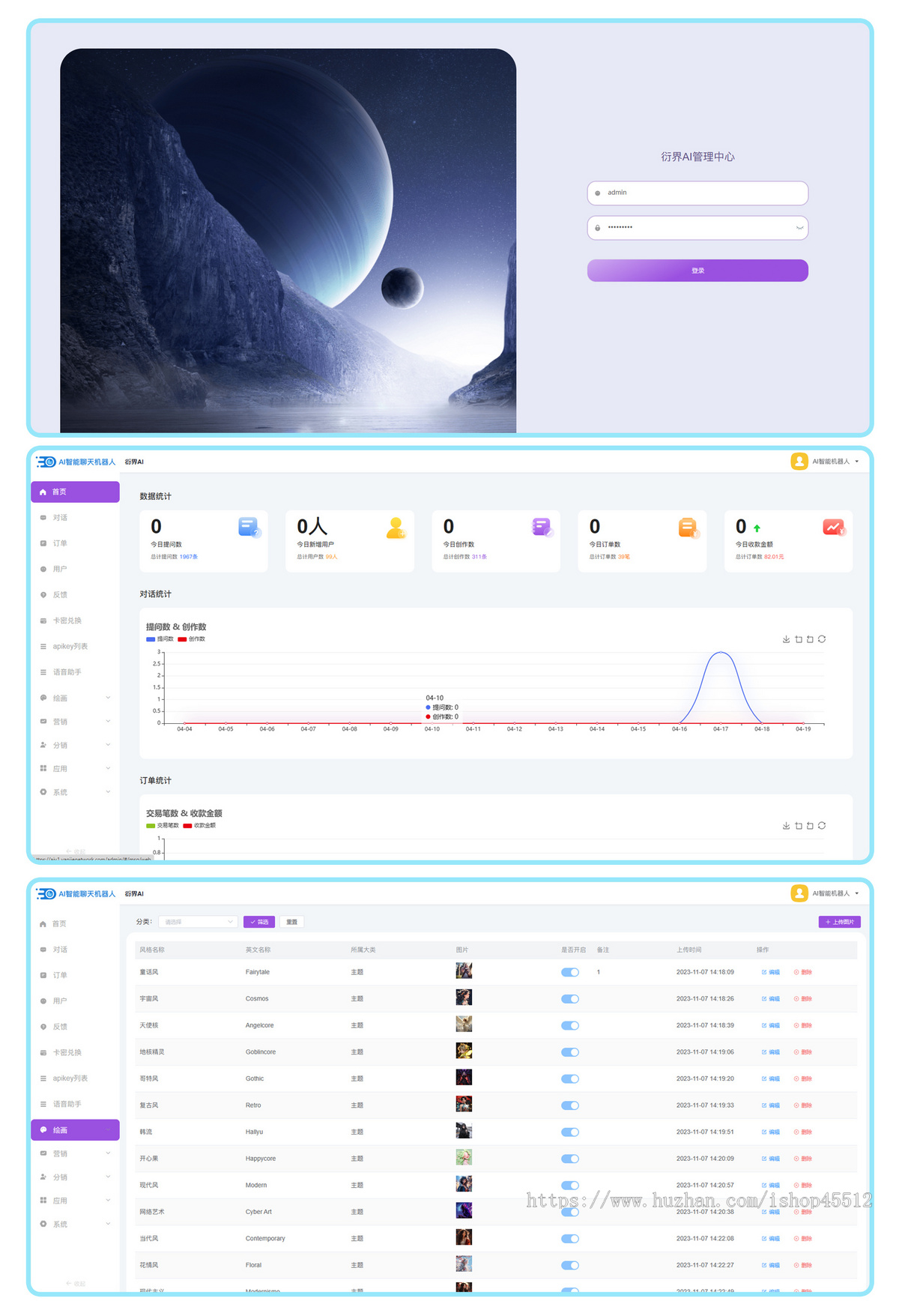【易企源创】AI系统源码ChatGPT/文心一言/智脑/阿里/AI绘画/MJ绘画/Uniapp全端