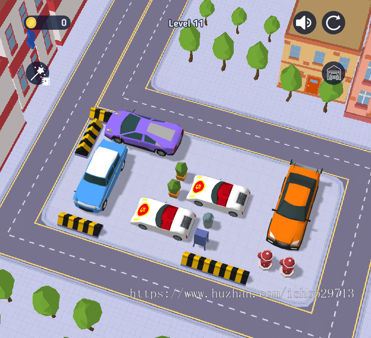 HTML5休闲小游戏《挪车》带广告接口