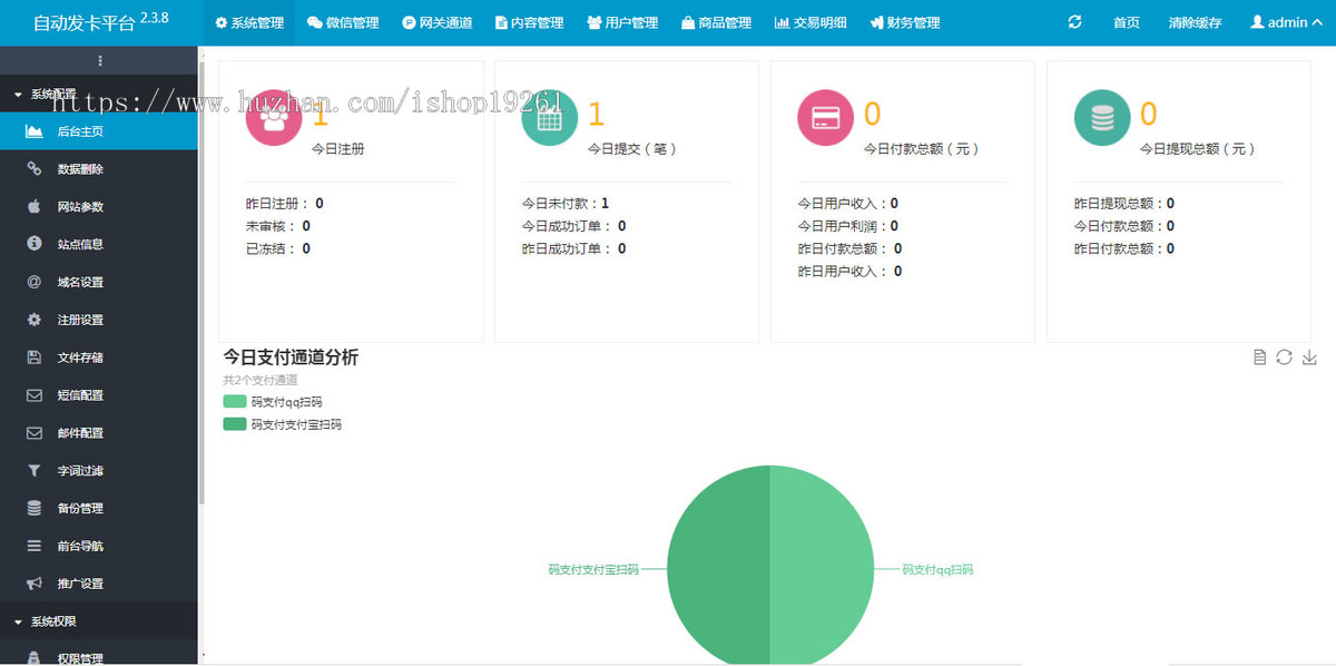 企业级多商户自动发卡平台卡密下载系统知识付费自助下单虚拟商城个人发卡系统