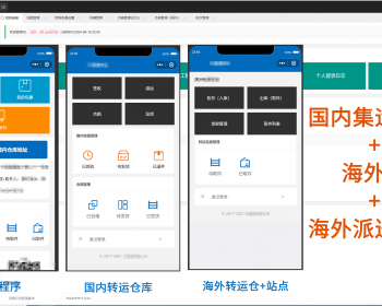 海外快递派送系统+国内集运+国内仓库+海外仓+海外站点派送系统