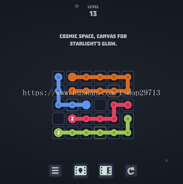 HTML5休闲小游戏《宇宙线》带广告接口