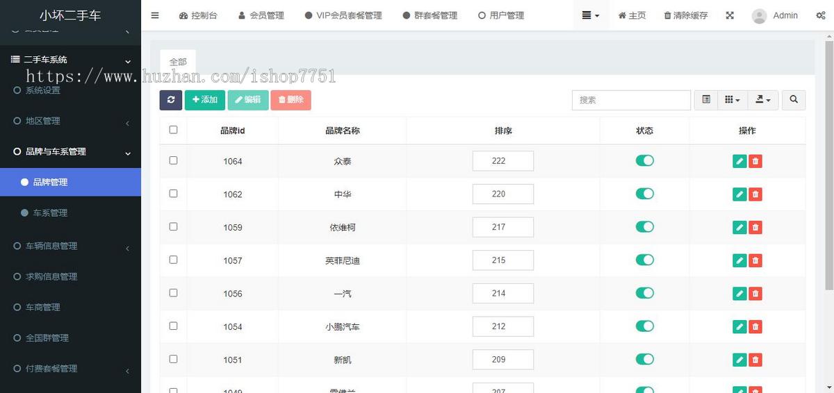 Thinkphp开发二手车小程序源码含原生开源前端/车源发布/预约看车/车商群