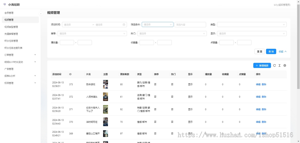 一个可面向全球推广的短剧平台