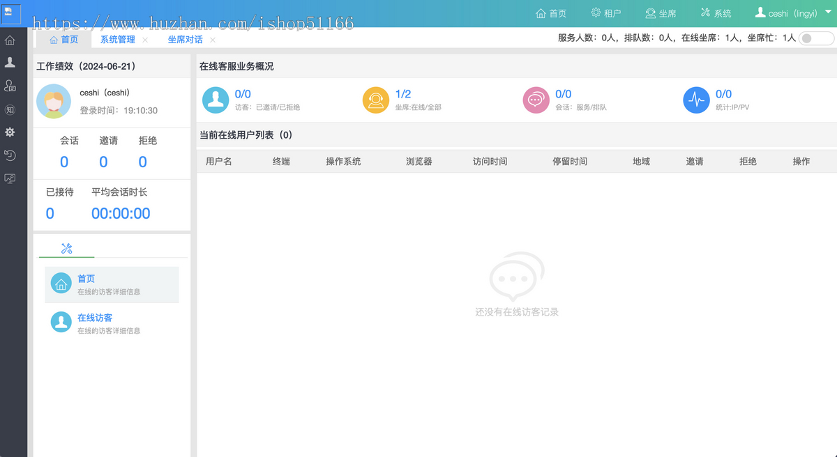 完整可运营 | Java版在线多租户客服源码 | 多租户独立分配域名 | 可二次开发