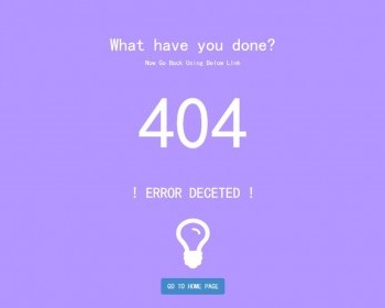 英文404错误页html5模板下载错误页404
