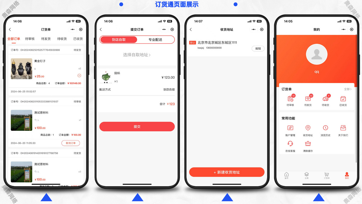 企业级ERP进销存仓库管理办公采购销售资金管理工厂生产多端小程序源码