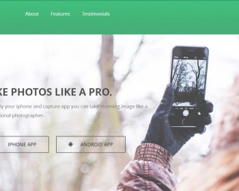PHOTOS手机APPS应用官网模板下载_绿色app手机应用