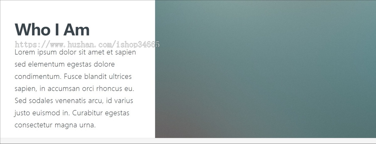 全屏大气的CSS3动画个人简历介绍推广HTML5互联网产品模板