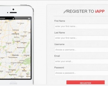 手机APP注册页面html模板采用css3制作页面设计