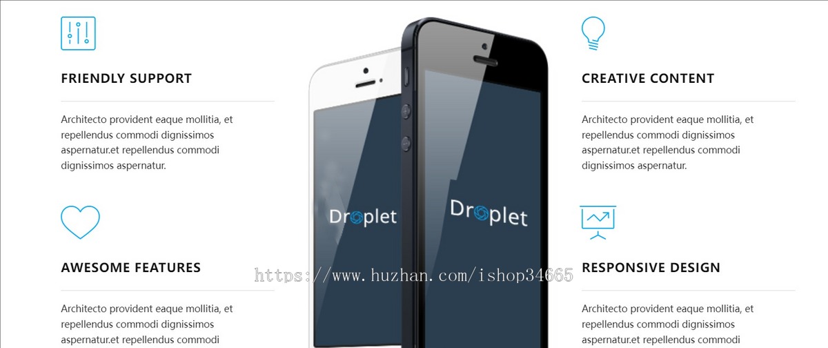 蓝色CSS3动画基于HTML5_CSS3实现的手机APP应用