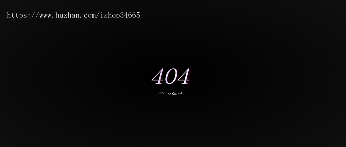 25款珍藏404网页源码/5-glitchy-404