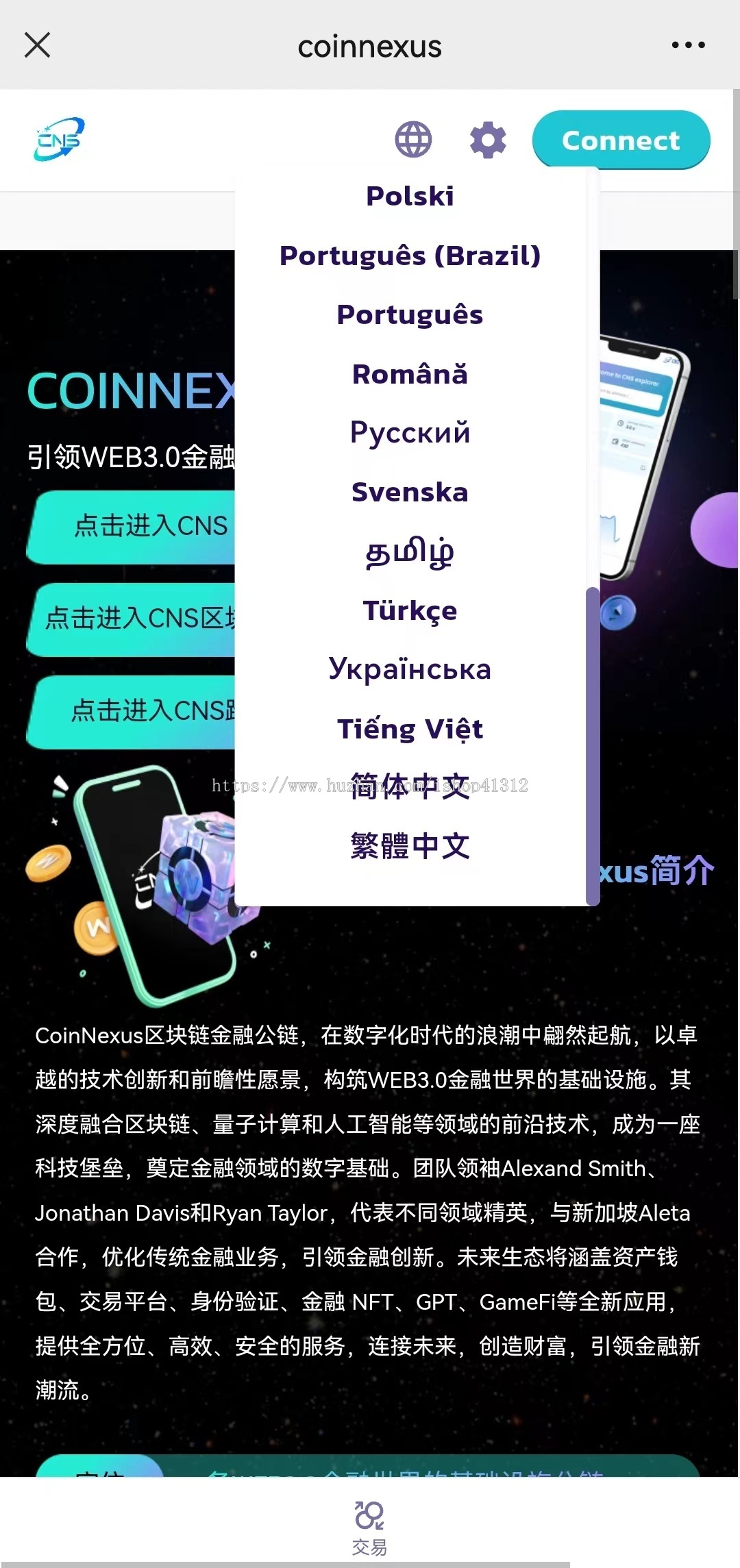 区块链DAPP/交易+链上查询+跨链桥一体化多功能模版