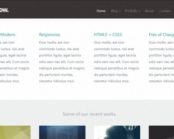 HTML5响应式博客网站模板