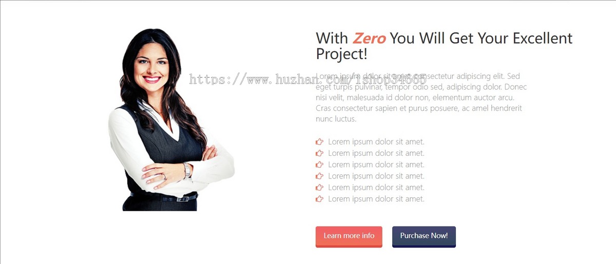 Zero响应式整站bootstrap模板