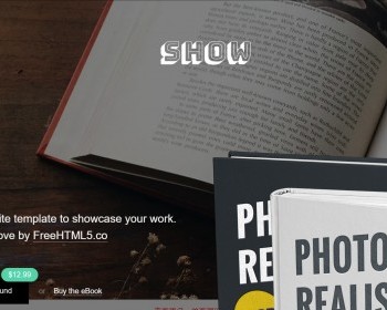 eBook书店好书推介响应式网页模板